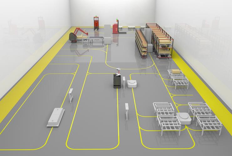 工业机器人智能工厂展示车间|工业/产品|工业用品/机械|yanjiaqi_原创